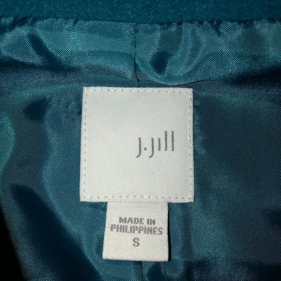 J Jill Coat Womens S NEW Peacock 045231 Lined - Picture 12 of 16